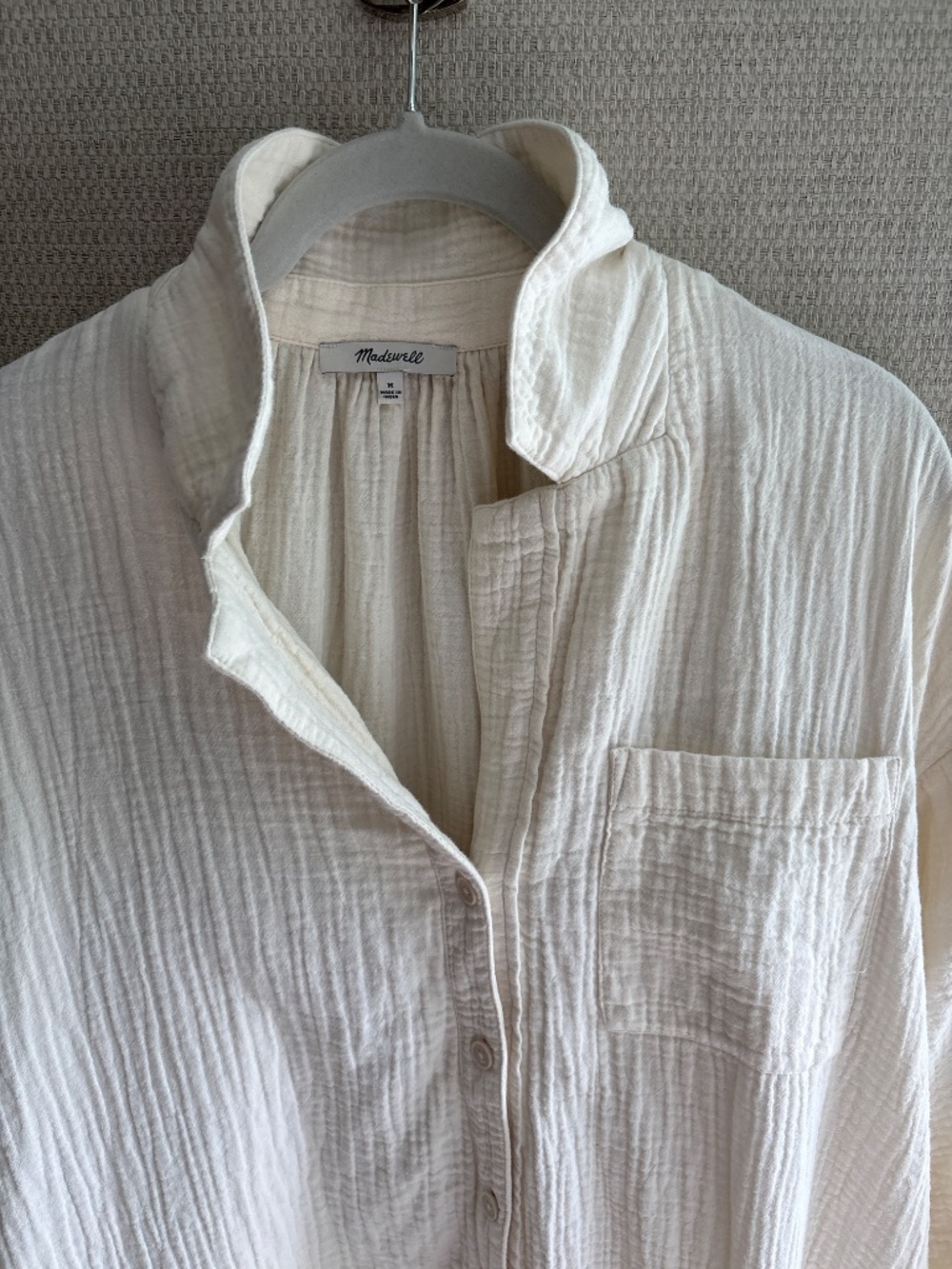 Madewell Lightestspun Cover-Up Maxi Shirtdress - Picture 4 of 5